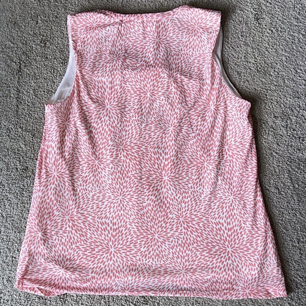 Chicos Sleeveless Ruffle Front Shell Blouse! - Picture 7 of 8